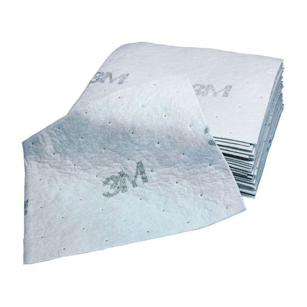 3M 3M Maintenance Sorbent Pad M-PD1520DD/M-A2002/07164AAD, High Capacity, 100PK - 7100003876
