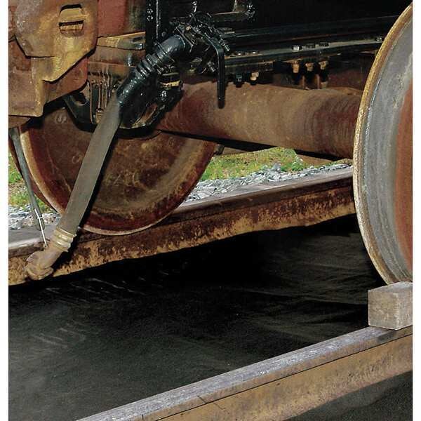 Pig Sorbents, 60 gal, 5 ft x 100 ft, Oil, Black, Polyethylene, Polypropylene - MAT465