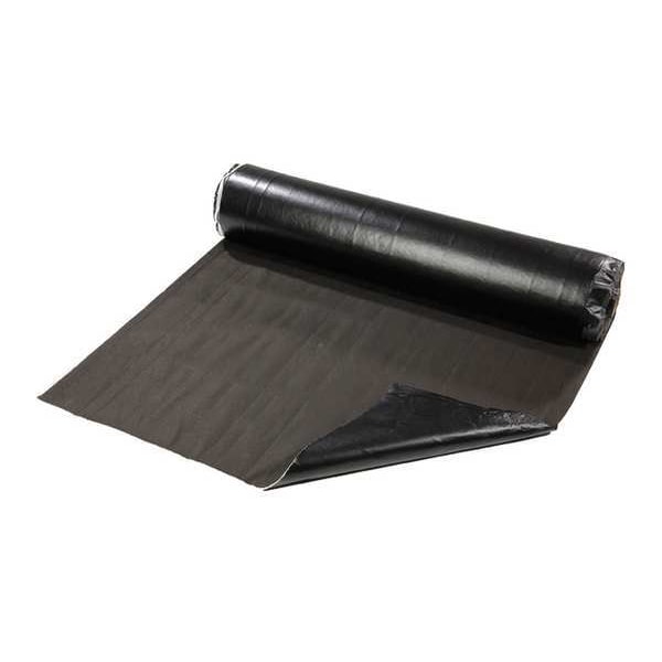 Pig Sorbents, 60 gal, 5 ft x 100 ft, Oil, Black, Polyethylene, Polypropylene - MAT465