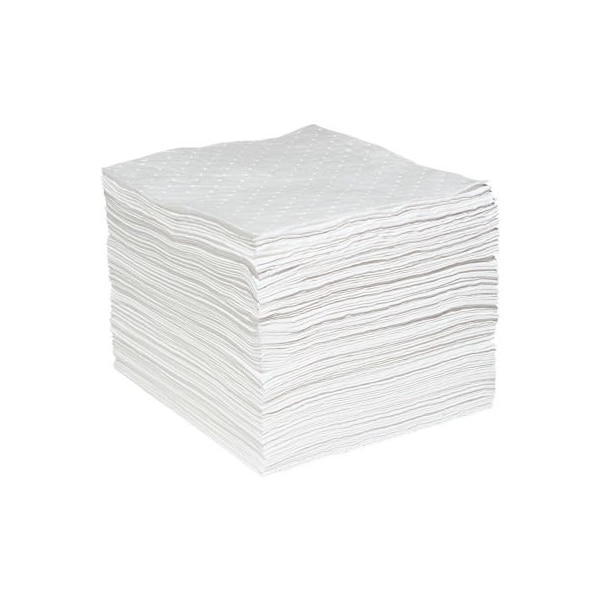 Spilltech SpillTech WPB100H Oil-Only Defender„¢ Pads, 15"W X 19"L, 100 Per Pack - WPB100H