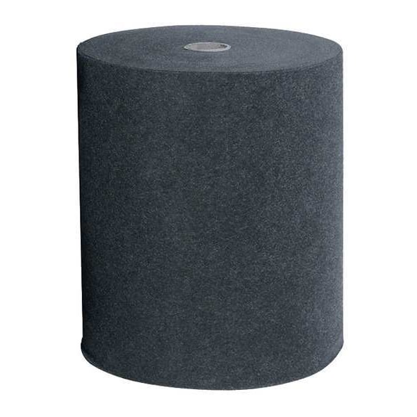 Pig Sorbents, 26 gal, 24 in x 300 ft, Universal, Black, Polypropylene - MAT247