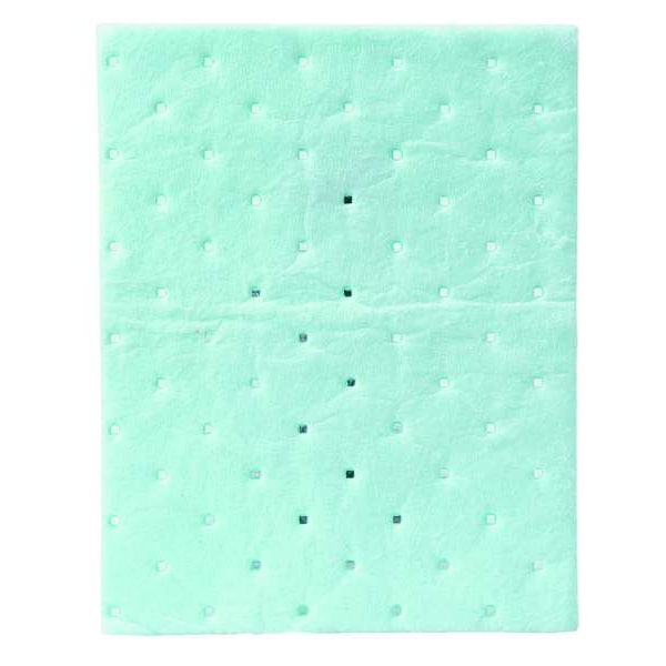 Brady Sorbents, 11 gal, 7 1/2 in x 10 in, Harsh Chemicals, Green, Polypropylene - SRPH200