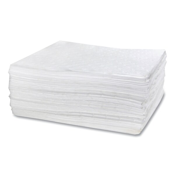 Hospeco Sorbents, 0.17 gal, White, 100 PK - OSMABCPW