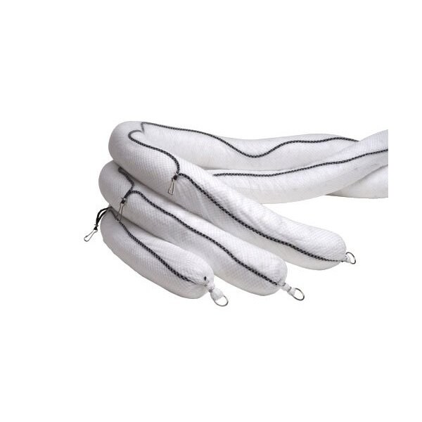 Oil Eater Sorbents, Oil, White - AOA-BOOM510-WHITE