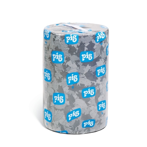 Pig PIG Gray Ham-O Absorbent Mat Roll 1 roll/bag 150' L x 24" W - MAT167