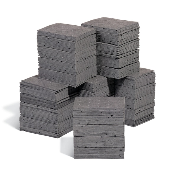 Pig Packaging Absorbent Sheet, Heavyweight, 3.75in W x 5in L, 250 pads per box, 250PK - PKG022