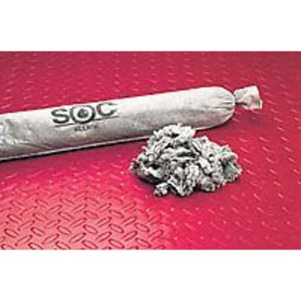 Brady Sorbents, 12 gal, 3 in x 48 in, Universal, Gray, Polypropylene - AW412