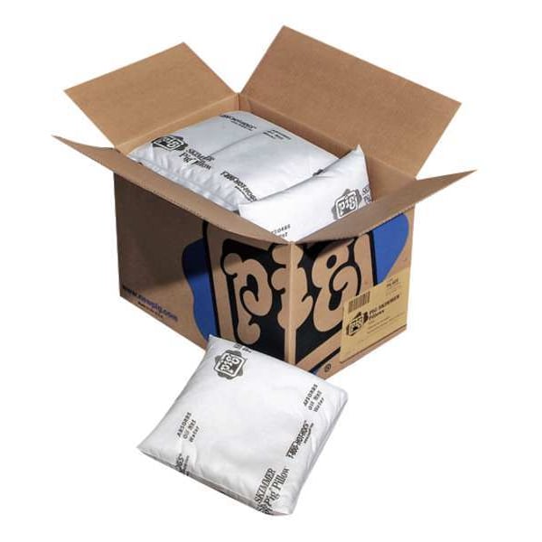 Pig Sorbents, 5 gal, 12 in x 12 in, Oil, White, Polypropylene - PIL405