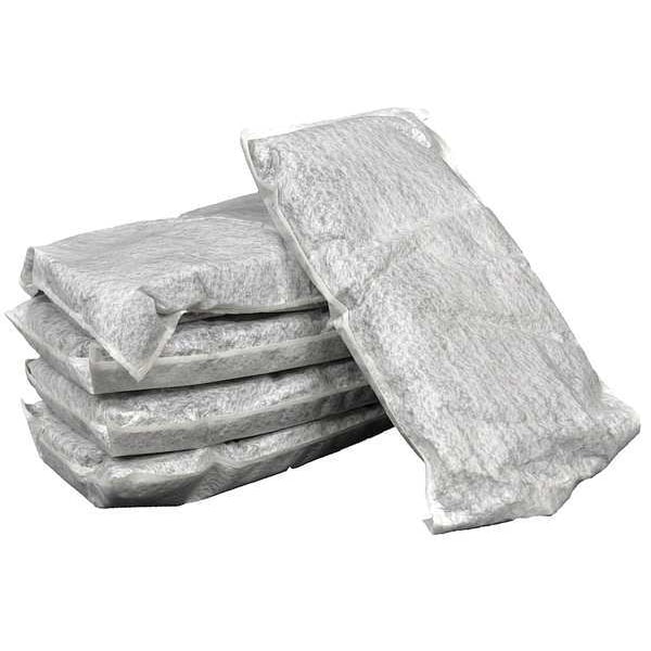 Spilfyter Sorbents, 5 gal, 8 in x 17 in, Universal, Gray, Polypropylene - G-66