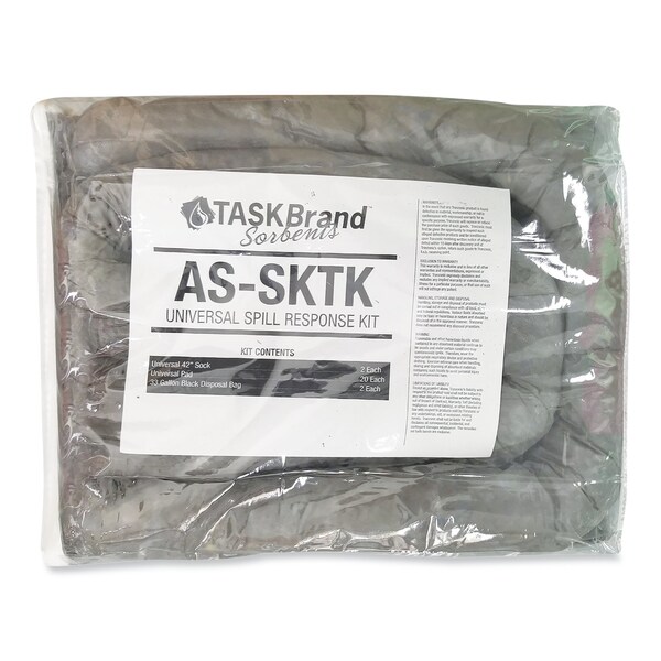 Hospeco TASKBrand Industrial Universal Sorbent Truck Kit, 7 gal - AS-SKTK