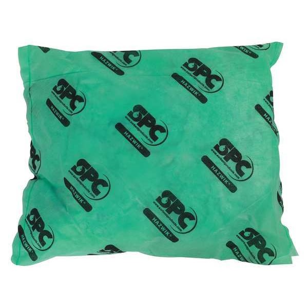 Brady Sorbents, 28 gal, 18 in x 18 in, Harsh Chemicals, Green, Polypropylene - HAZ1818