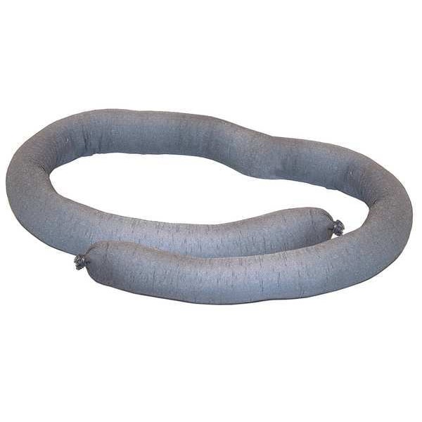 Oil-Dri Sorbents, 24 gal, 3 in x 10 ft, Universal, Gray, Polyester - L90312