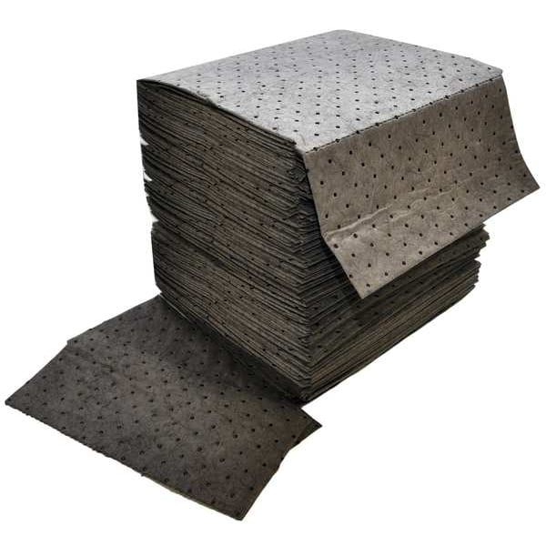 Spilfyter Sorbents, 28 gal, 16 in x 18 in, Universal, Gray, Polypropylene - GFF-72