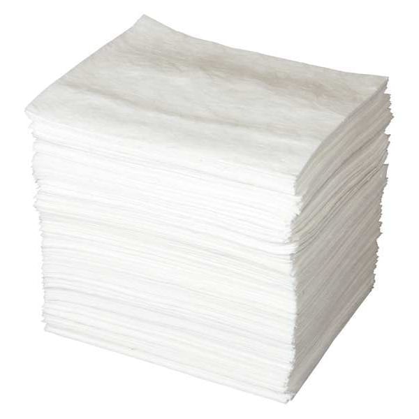 Brady Sorbents, 51 gal, 15 in x 19 in, Oil, White, Polypropylene - ENV200