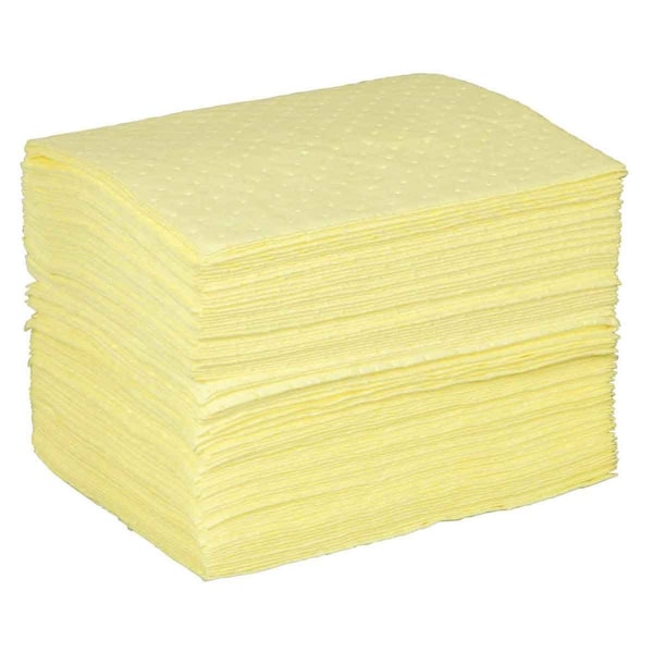 Brady Sorbents, 20 gal (US), 15 in W x 17 in L, Chemical, Yellow, Polypropylene - BPH100