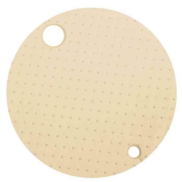 Sustayn By Spilfyter Sorbents, 11 gal, 22 in Dia., Oil, Tan, Polypropylene - M-76