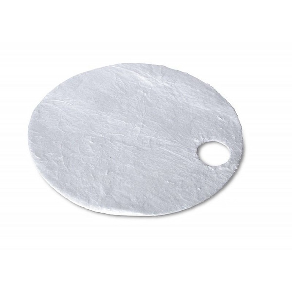 Stardust Spill Products Sorbents, 9.9 gal, 22 in Dia., Oil, White, Renewable Natural Fibers - 25ECWDRUM