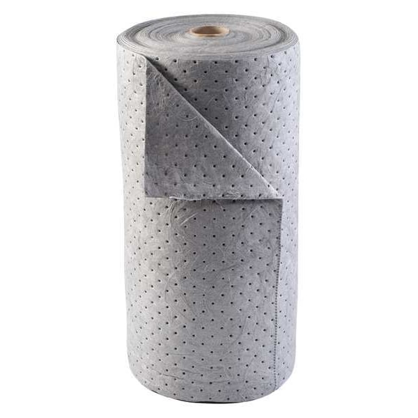 Condor Sorbents, 33 gal, 30 in x 150 ft, Universal, Gray, Polypropylene - 35ZR29