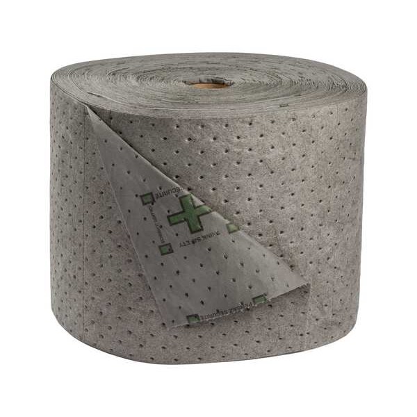 Brady Sorbents, 32 gal, 15 in x 300 ft, Universal, Gray, Polypropylene - HT153