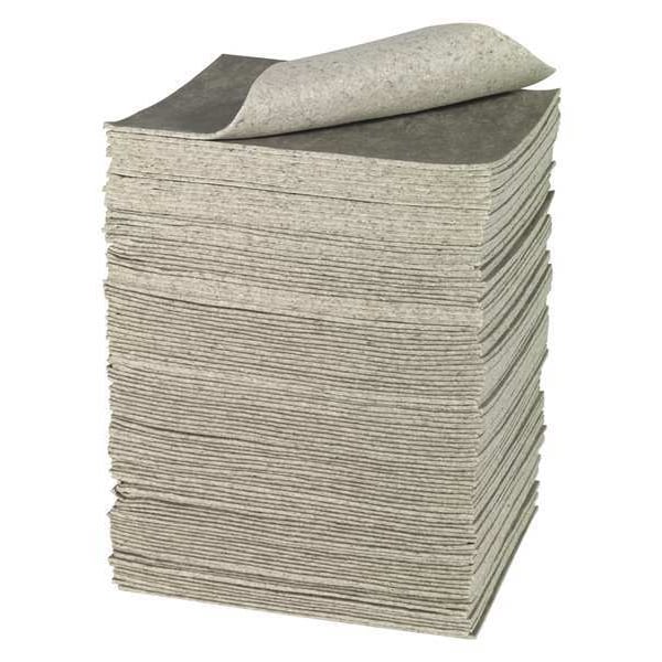 Brady Sorbents, 40 gal, 15 in x 19 in, Universal, White, Cellulose - RFP100