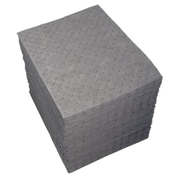 Spc 15 Inchx19 Inch Gray Dimpled Universal Sorbent Pad - 655-GP100