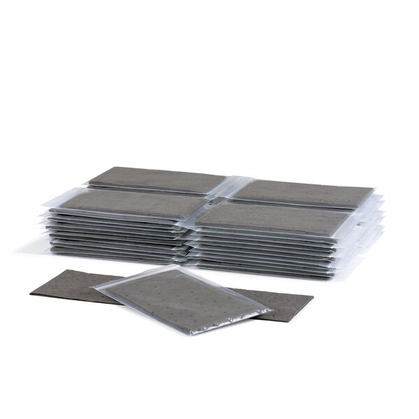 Pig Absorbent Packaging Bag, Heavyweight, 6in W x 9in L, 50 bags per box, 50PK - PKG019