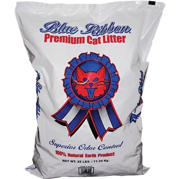 Ep Minerals EP Minerals Blue Ribbon 3425 High-Absorbent Cat Litter, 25 lb Capacity, Gray/Tan - 3425