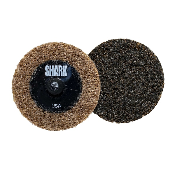 Discos de Acondicionamiento de Superficie 2" Grueso/Marrón de Shark Industries - Paquete de 1000 - 620TB-1000