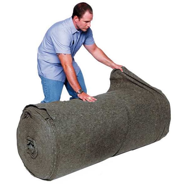 Ultratech Sorbents, 0.7 gal, 5 ft W x 250 ft L, Oil, Gray, Ulta-X-Tex - 9310