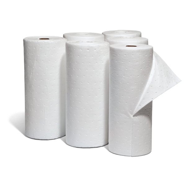 Pig PIG Oil-Only Absorbent Mat Roll 6 rolls/box 50' L x 15" W, 6PK - MAT4600