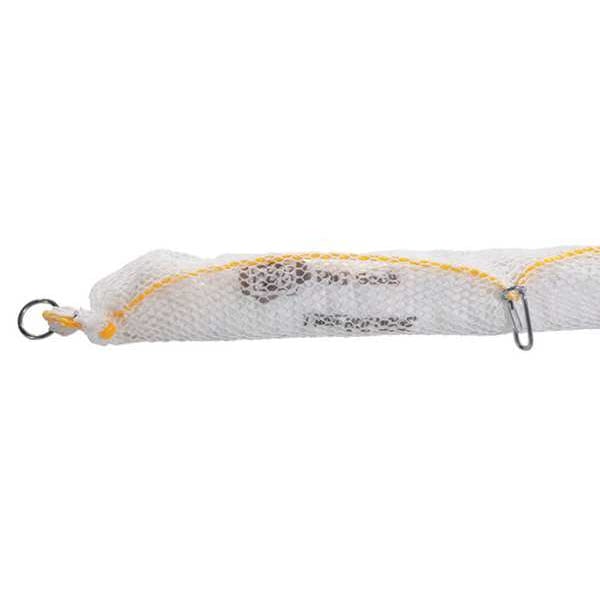 Pig Sorbents, 16 gal, 3 in x 10 ft, Oil, White, Polypropylene - BOM406