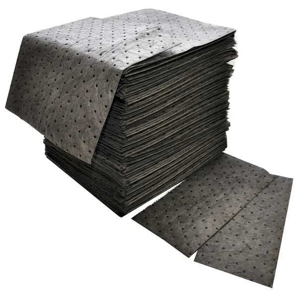 Spilfyter Sorbents, 36 gal, 16 in x 18 in, Universal, Gray, Polypropylene - GFF-75