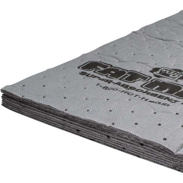 Pig Sorbents, 22 gal, 16 in x 20 in, Universal, Gray, Polypropylene - MAT2101