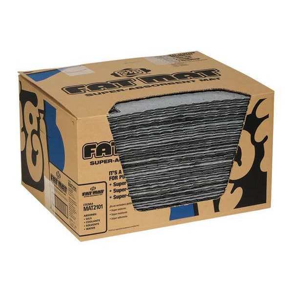 Pig Sorbents, 22 gal, 16 in x 20 in, Universal, Gray, Polypropylene - MAT2101