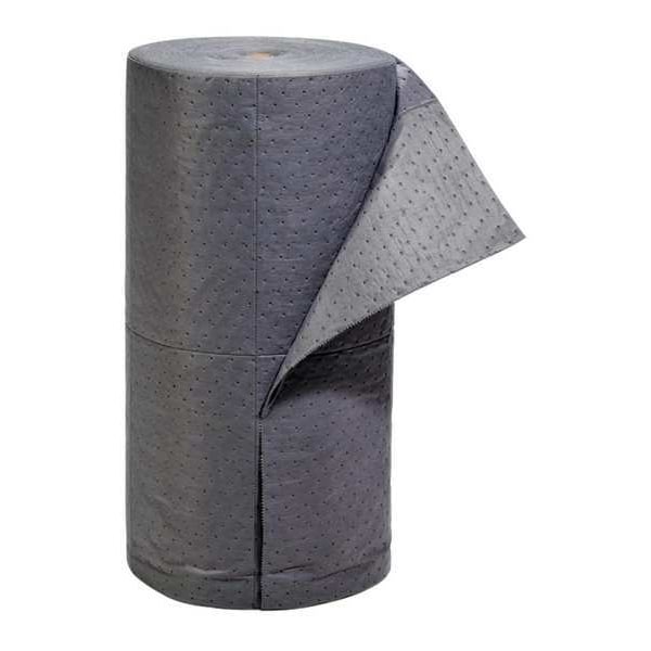 Pig Sorbents, 36 gal, 32 in x 150 ft, Universal, Gray, Polypropylene - MAT175