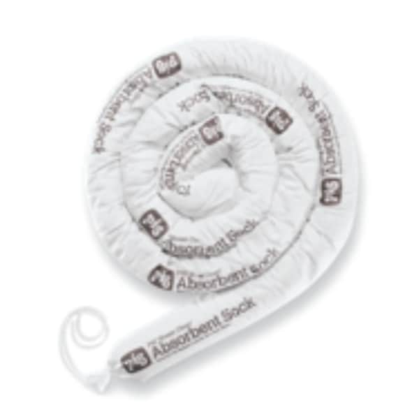Pig Sorbents, 15 gal, 3 in x 10 ft, Oil, White, Polypropylene - SKM601