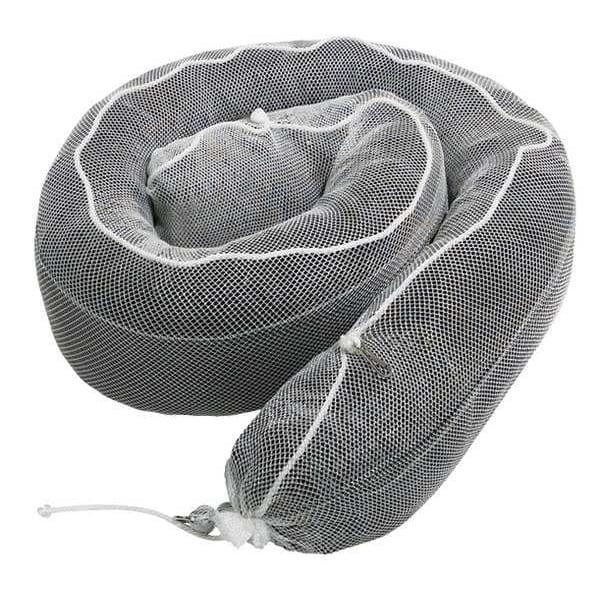 Pig Sorbents, 48 gal, 8 in x 10 ft, Oil, Black, White, Polyester - BOM414