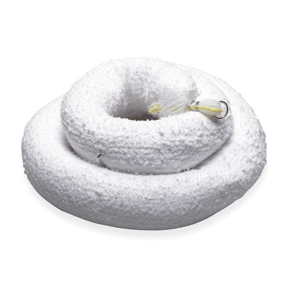 Oil-Dri Sorbents, 23 gal, 5 in x 10 ft, Oil, White, Polypropylene - L90857