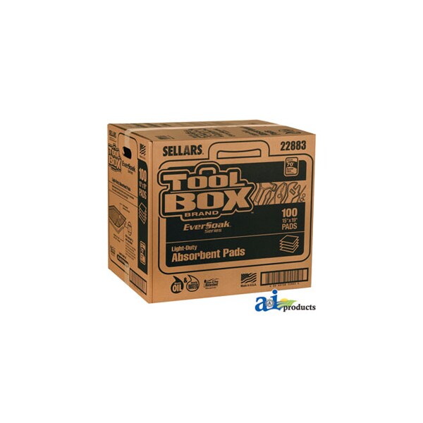 A & I Products Eversoak� Light Duty Absorbent Pads (15" X 19") 20" x16" x18.5" - A-AP22883