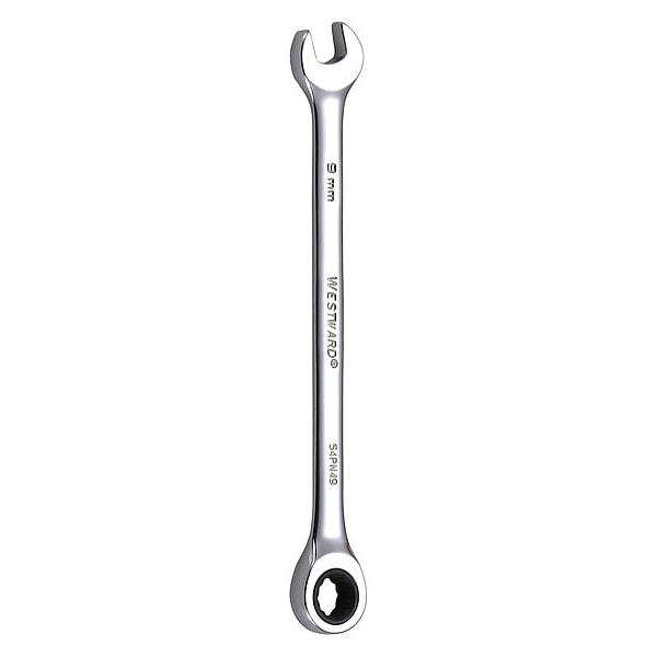 Llave de trinquete hacia el oeste, combinación, métrica, 5-7/8" L. - 54PN49