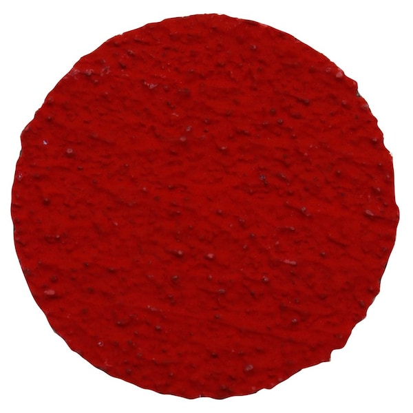 Discos de esmerilado de respaldo de tela cerámica roja de 3" de Shark Industries Rolock, grano 36 - paquete de 25 - 12654