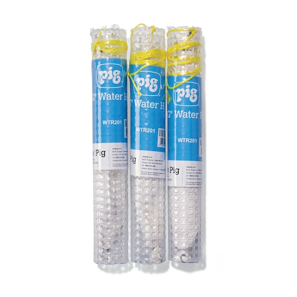 Pig Water Hog, ext. dia. 1.5in x 11in L, Each absorbs up to 7.2 oz., 3PK - WTR204