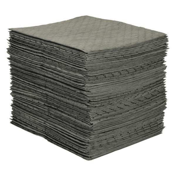 Brady Sorbents, 26 gal, 15 in x 19 in, Universal, Gray, Polypropylene - MRO100