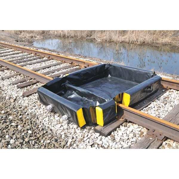 Eagle Mfg Sorbents, 20 gal., Black, PVC Coated Fabric - T8460RB