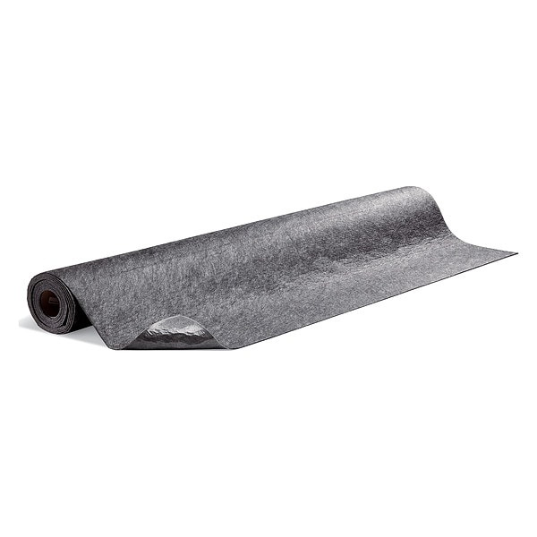 Pig Sorbents, 6 gal, 6 ft x 10 ft, Universal, Gray, Polypropylene - GRP72303-GY