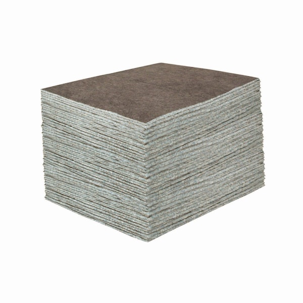 Toolbox DuraSoak Universal Sorbents Medium Duty Pad, 0.26 gal, 15 x 19, 100PK - 23200