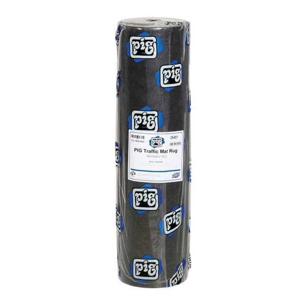 Pig Sorbents, 13 gal, 3 ft x 100 ft, Universal, Black, Polypropylene - 25451