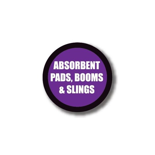 Ergomat 17in CIRCLE SIGNS - Absorbent Pads, Booms & Slings - DSV-SIGN 289 #6039 -UEN