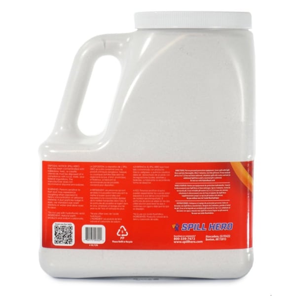 Spill Hero Specialty Acid Neut Absorbent, 1 19/64 gal, Acids, White, 2 PK - XL72N-2