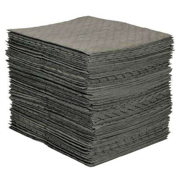 Brady Sorbents, 26 gal, 15 in x 19 in, Oil, Gray, Polypropylene - MRO100-B